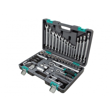

Набор инструментов, 1/2", 1/4", CrV, пластиковый кейс 88 предметов Stels