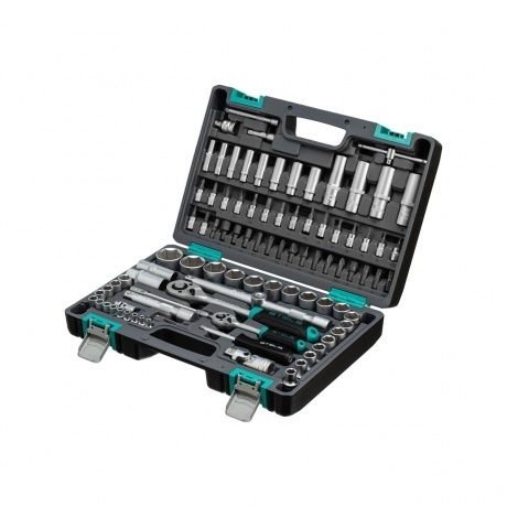 

Набор инструментов, 1/2", 1/4", CrV, пластиковый кейс 94 предмета Stels