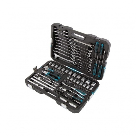 

Набор инструментов, 1/4", 1/2", CrV, 120 зубьев, 101 предмет Gross