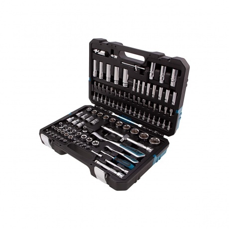 

Набор инструментов, 1/4", 1/2", CrV, 120 зубьев, 109 предметов Gross