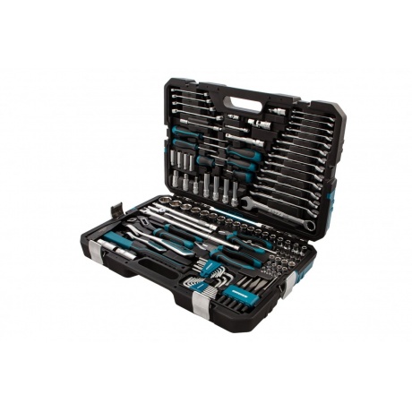 

Набор инструментов, 1/4", 1/2", CrV, 120 зубьев, 115 предметов Gross