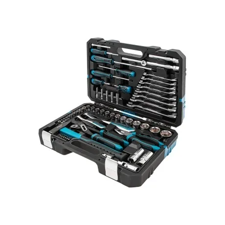 Набор инструментов, 1/4", 1/2", CrV, 120 зубьев, 76 предметов Gr...