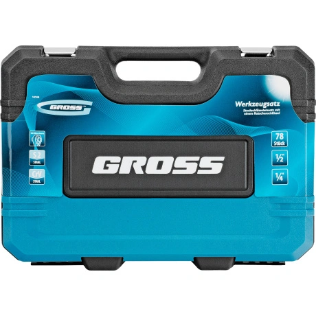 Набор инструментов, 1/4", 1/2", CrV, 120 зубьев, 78 предметов Gr...