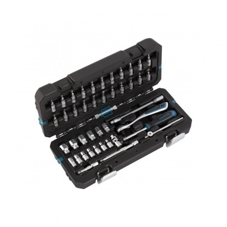 

Набор инструментов, 1/4", CrV, 120 зубьев, 42 предмета Gross