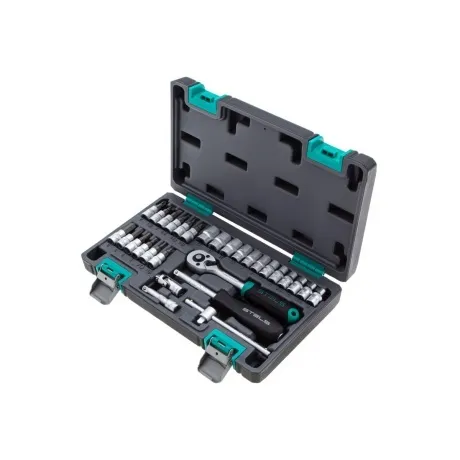 Набор инструментов, 1/4", CrV, пластиковый кейс 29 предметов Ste...