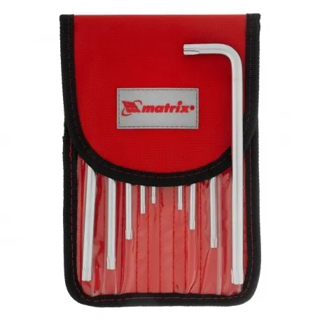 Набор ключей имбусовых TORX-TORX Tampered, 9 шт., T10-T50, CrV, ...