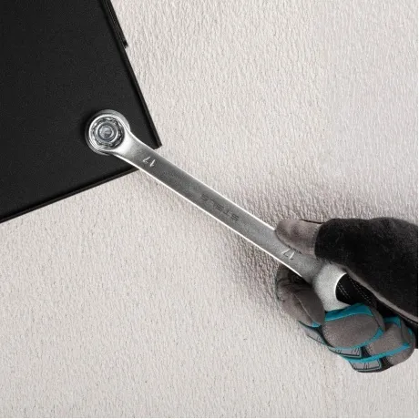 Набор ключей комбинированных 6-22 мм, 12 шт., CrV, матовый хром ...