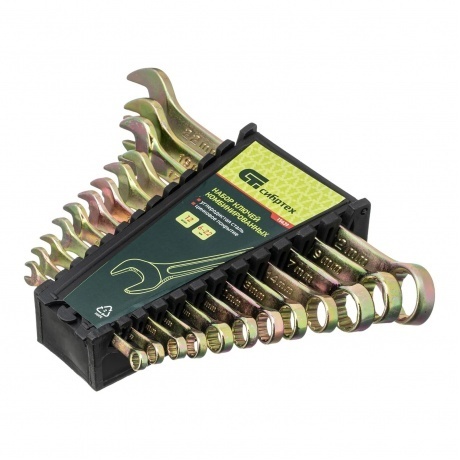 Набор ключей комбинированных 6-22 мм 12 шт Сибртех 932₽