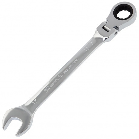 

Набор ключей комбинированных трещоточных шарнирных 8-19 мм, 8 шт., CrV Matrix