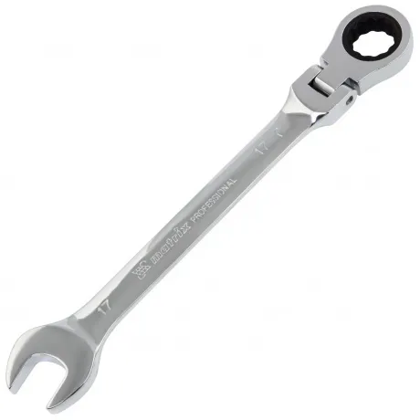 Набор ключей комбинированных трещоточных шарнирных 8-19 мм, 8 шт...