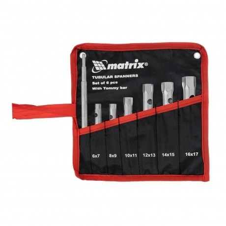 Набор ключей трубчатых торцевых 7 пр Matrix - фото 5