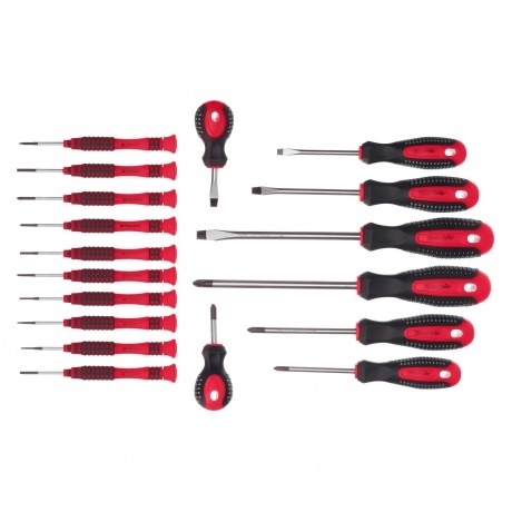 

Набор отверток Fusion на полке, 18 шт., PH + SL + Torx, CrV, 3к рукоятка Matrix