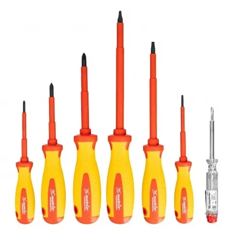 Набор отверток диэлектр. до 1000 В + тестер, 7 пред., PH + SL, C...