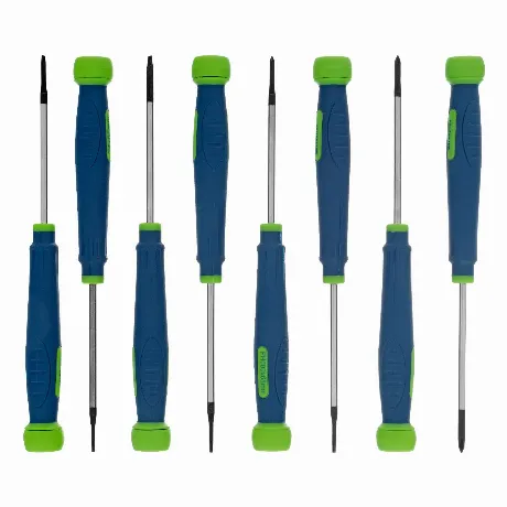 Набор отверток для точных работ, 8 шт., PH + SL + Torx, Crv, 2к ...