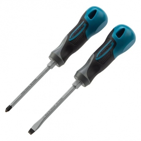 

Набор отвёрток, 2 шт., PH + SL, S2, 3к рукоятка Gross