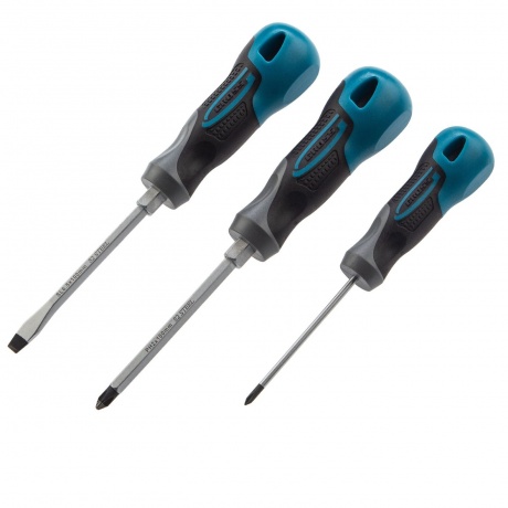 Набор отвёрток, 3 шт., PH + SL, S2, 3к рукоятка Gross