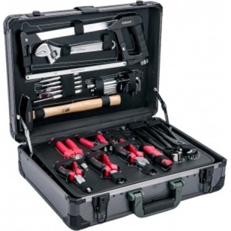 Набор инструментов в алюминиевом кейсе 1/2" и 1/4" 151 предмет G...