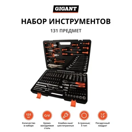 Набор инструментов Gigant 131 предмет GAS 131