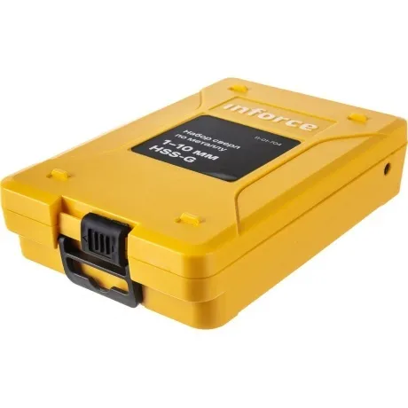 Inforce набор сверл по металлу 19 предметов 1-10 HSS-G 11-01-704