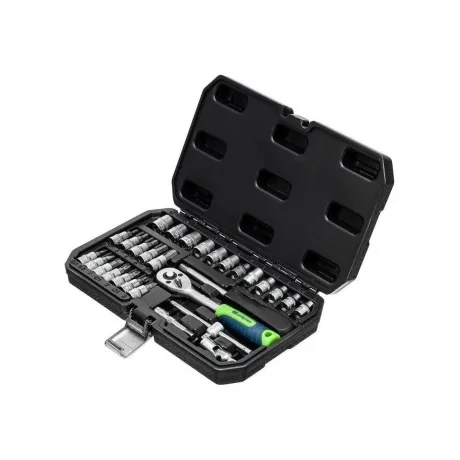 Набор инструментов, 1/4", пластиковый кейс, 29 предметов Сибртех