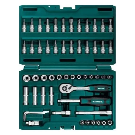 Набор инструмента универсальный KRAFTOOL X-Drive, 57 предметов (...