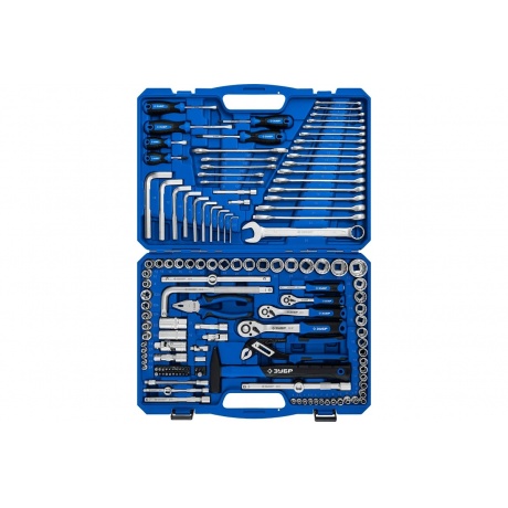 

Набор инструмента универсальный ЗУБР Универсал-142, 142 предмета Профессионал (27670-H142)