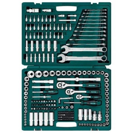 

Набор инструмента универсальный KRAFTOOL X Drive, 216 предмета (27888-H216)