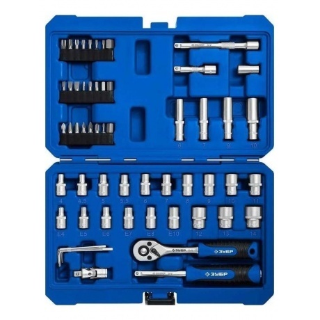 Набор инструмента универсальный ЗУБР А-57 57 предметов Профессионал 27671-H57 2244₽