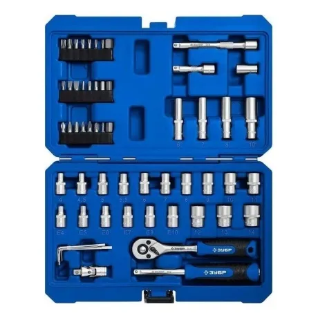 Набор инструмента универсальный ЗУБР  А-57, 57 предметов Професс...