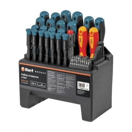 Набор ручного инструмента Bort BTK-114 - фото 6