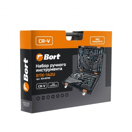 Набор ручного инструмента Bort BTK-142U - фото 6