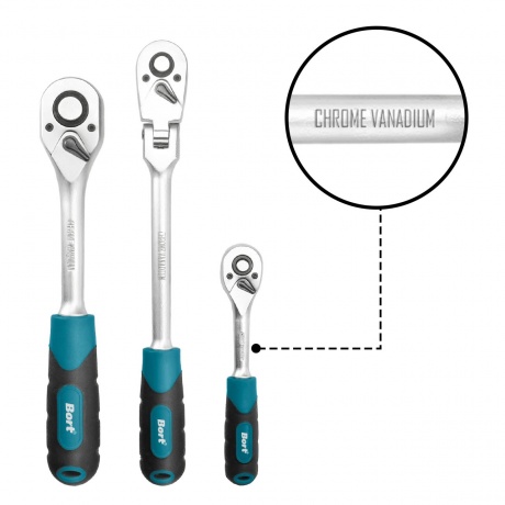 Набор ручного инструмента Bort BTK-142U - фото 8