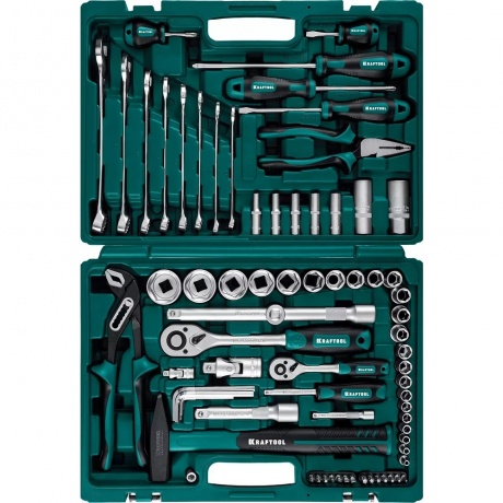 Набор инструмента универсальный KRAFTOOL EXTREM-76 76 предметов 27889-H76 12473₽