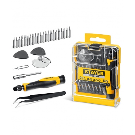 Набор для точных работ STAYER UNIX-29 (25614)