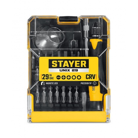 Набор для точных работ STAYER UNIX-29 (25614) - фото 2