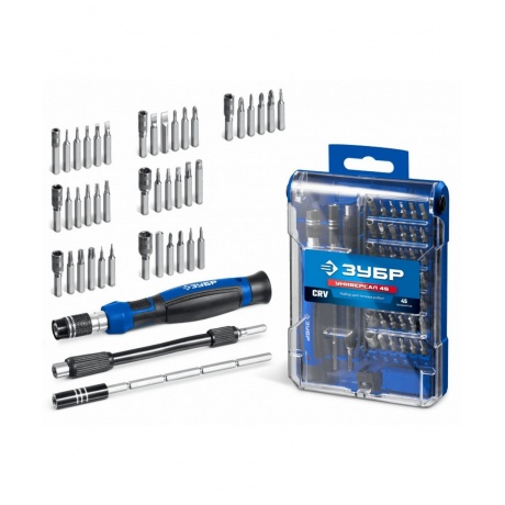 Набор для точных работ ЗУБР Универсал-45 (25649)