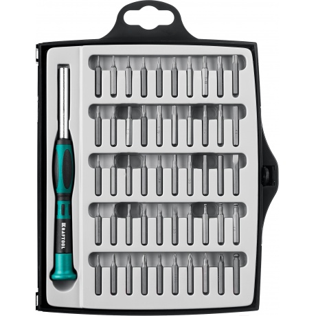 Отвертка для точных работ KRAFTOOL Precision-51, 51 предмет (256...