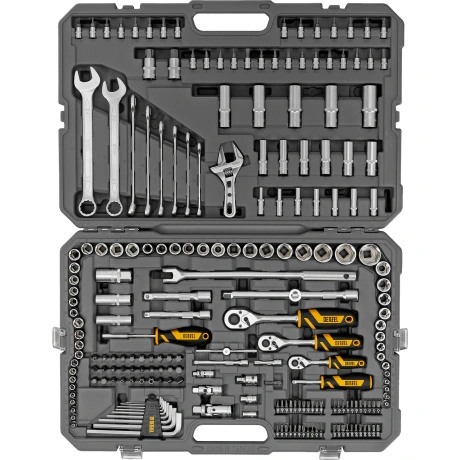 Набор инструментов DENZEL 15807, 1/2", 1/4", 3/8", CrV, S2, плас...