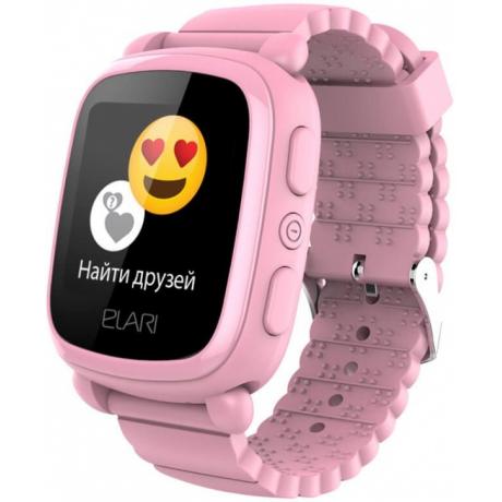 Детские умные часы Elari KidPhone 2 Pink - фото 1