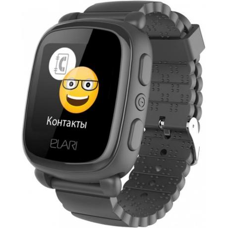 Детские умные часы Elari KidPhone 2 Black - фото 1