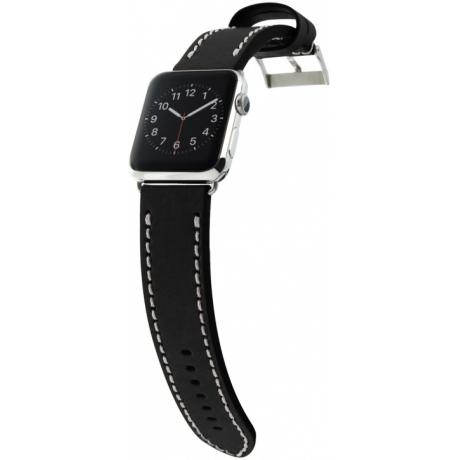Ремешок Cozistyle Leather Band for Apple Watch 42mm (CLB010) Black - фото 1
