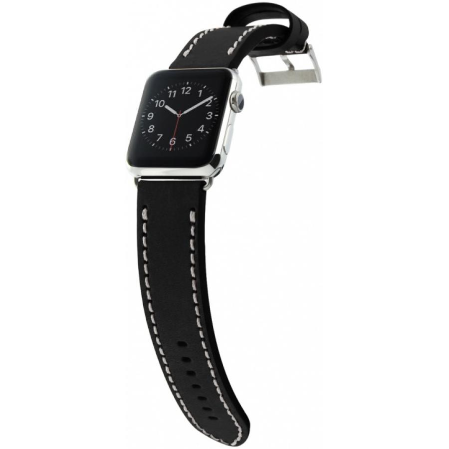 Ремешок Cozistyle Leather Band for Apple Watch 42mm (CLB010) Black