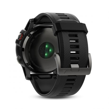 Умные часы Garmin Fenix 5X Sapphire с GPS (серые с черным ремешком) - фото 3