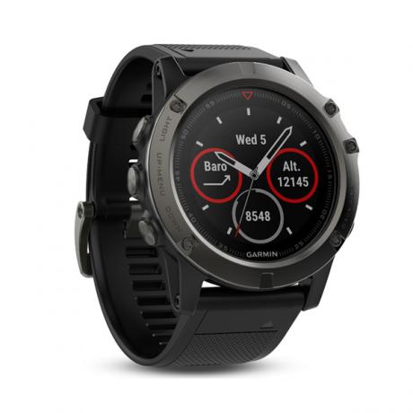 Умные часы Garmin Fenix 5X Sapphire с GPS (серые с черным ремешком) - фото 4