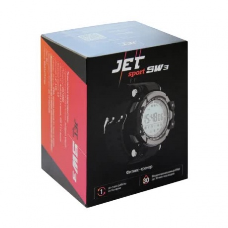 Умные часы Jet Sport SW3 BLACK - фото 7