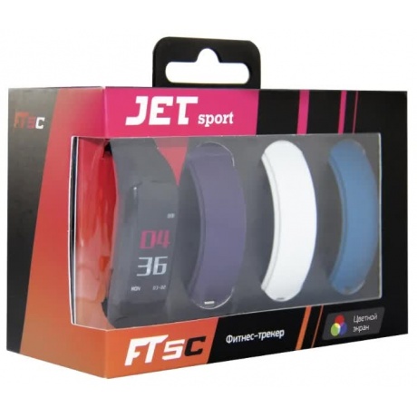 Умные часы Jet Sport FT-5C OLED черный (FT-5С BLACK) - фото 2