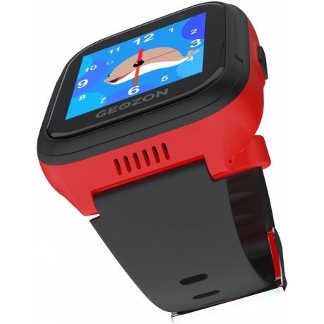 Детские умные часы GEOZON LTE (4G) black-red - фото 5