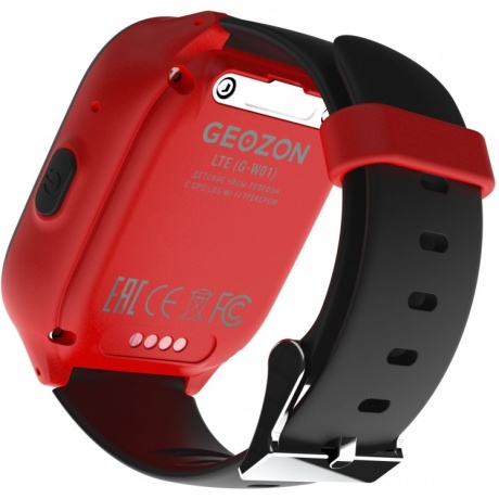 Детские умные часы GEOZON LTE (4G) black-red - фото 6