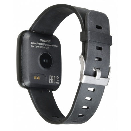 Умные часы Digma Smartline H3 1.3&quot; TFT черный (H3B) - фото 5