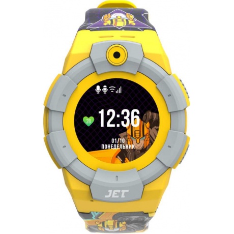 Детские умные часы Jet Kid Transformers Bumblebee (желтый) - фото 1